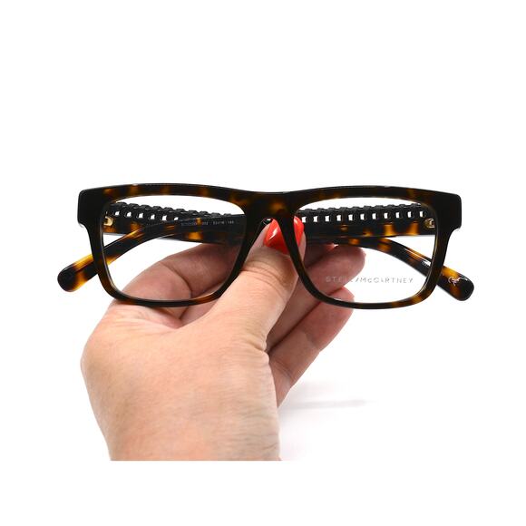 NEW STELLA McCARTNEY SC0220O 002 HAVANA AUTHENTIC EYEGLASSES FRAME - Picture 10 of 12